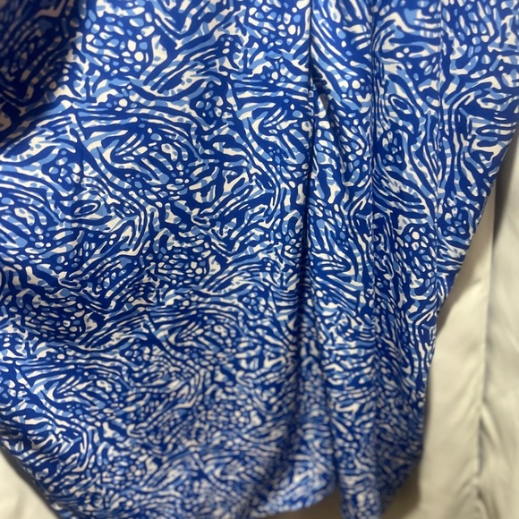 ISH Royal Blue Sequin Midi Sundress Sleeveless V-neck - Picture 4 of 4